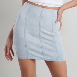 Garage Denim Skirt